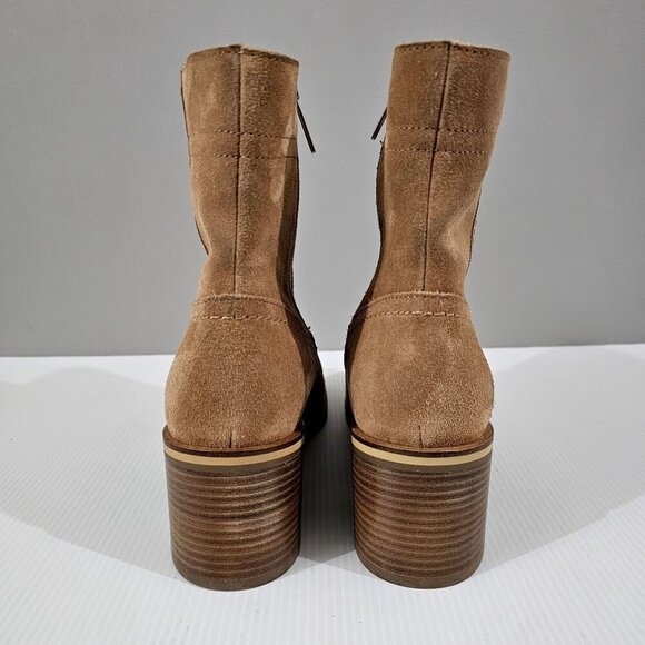 NEW Aquatalia Bellamy Ankle Boot Womens 9.5 Brown Suede Water Resistant Designer - Picture 7 of 14